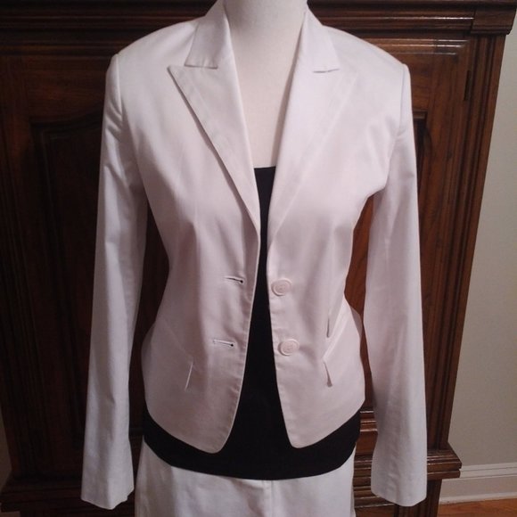 H&M White Suit Jacket - Picture 1 of 9